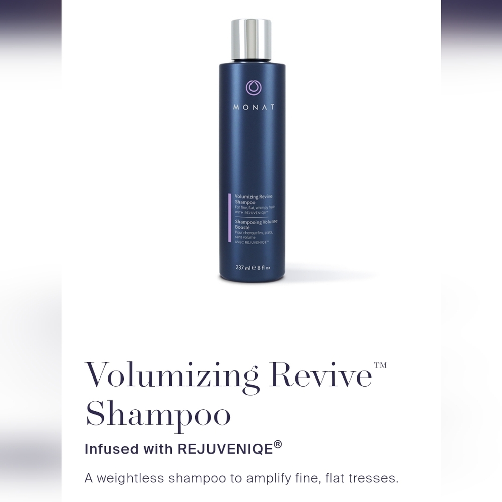 MONAT Set of Revitalize Shampoo and Revive Conditioner...NEW, FULL SIZE